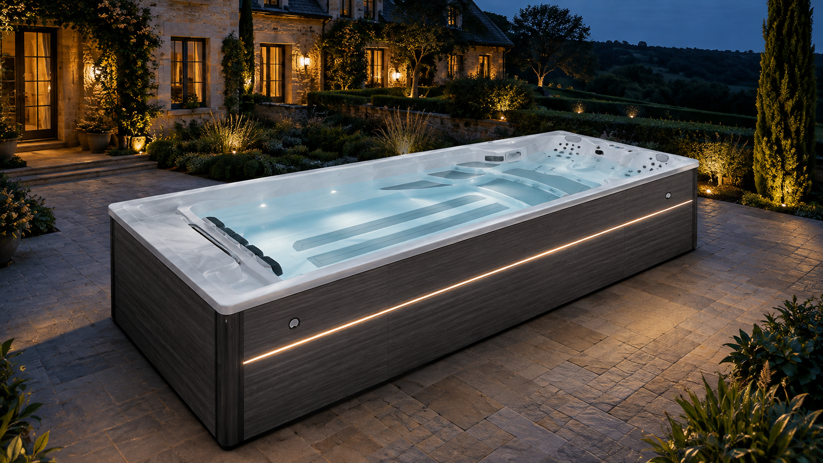 Плавательный SPA-бассейн AquaVita TURBO 580 (рис.5) Плавательный SPA-бассейн AquaVita TURBO 580 (рис.5)